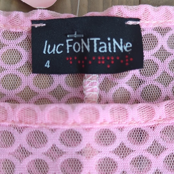 Luc Fontaine Pink Twilight Tunic Dress - Picture 3 of 9